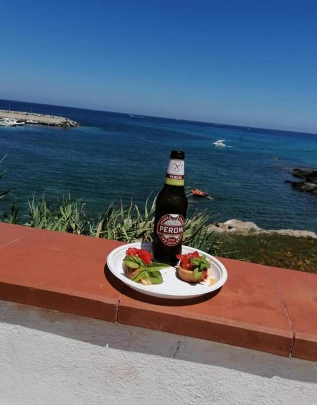 La Terrazza Sul Mare Monolocale Con Terrazza Vicino Aereoporto&Mare Sicilian Vintage Style Beach House Cinisi Esterno foto
